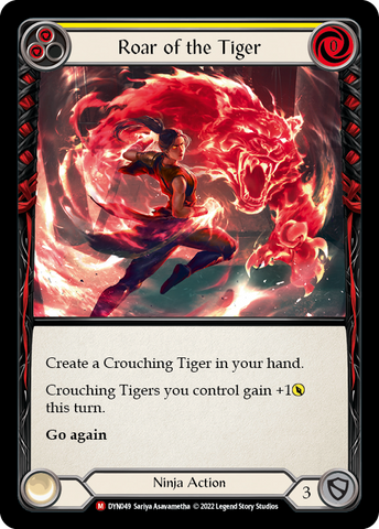 Roar of the Tiger [DYN049] (Dynasty) Rainbow Foil