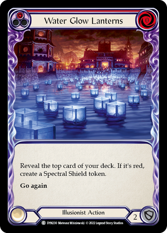 Water Glow Lanterns (Red) [DYN230] (Dynasty) Rainbow Foil