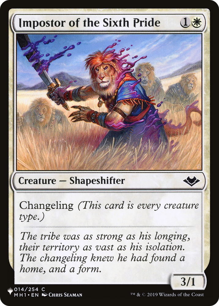 Impostor of the Sixth Pride [The List Reprints]