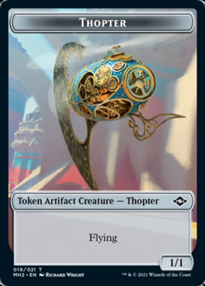 Clue Token (#15) // Thopter Token [Modern Horizons 2 Tokens]