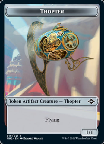 Clue Token (#14) // Thopter Token [Modern Horizons 2 Tokens]