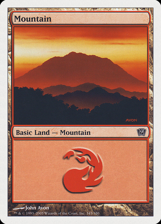 Mountain (#345) [Ninth Edition]
