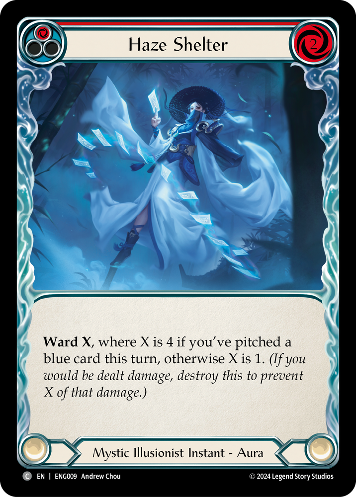 Haze Shelter [ENG009] [Part the Mistveil Enigma Blitz Deck]