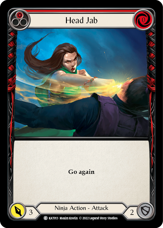 Head Jab (Red) [KAT013] [Outsiders Katsu Blitz Deck]