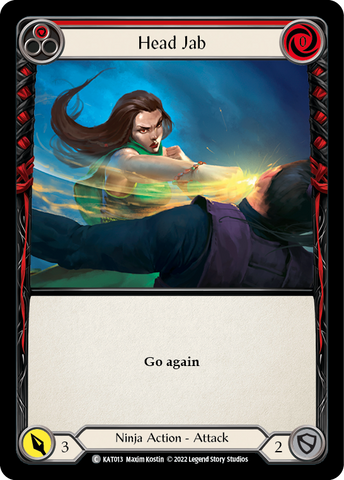 Head Jab (Red) [KAT013] [Outsiders Katsu Blitz Deck]