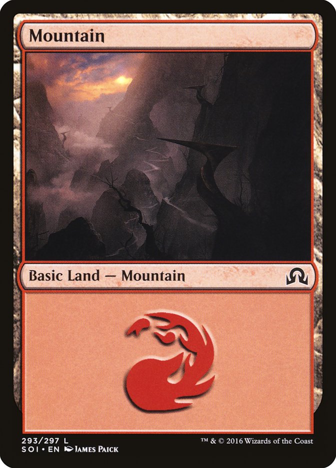 Mountain (#293) [Shadows over Innistrad]