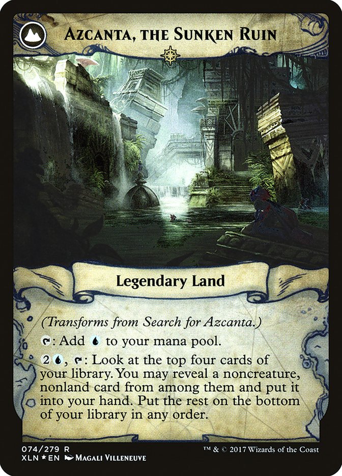 Search for Azcanta // Azcanta, the Sunken Ruin  (Prerelease) [Ixalan Prerelease Promos]