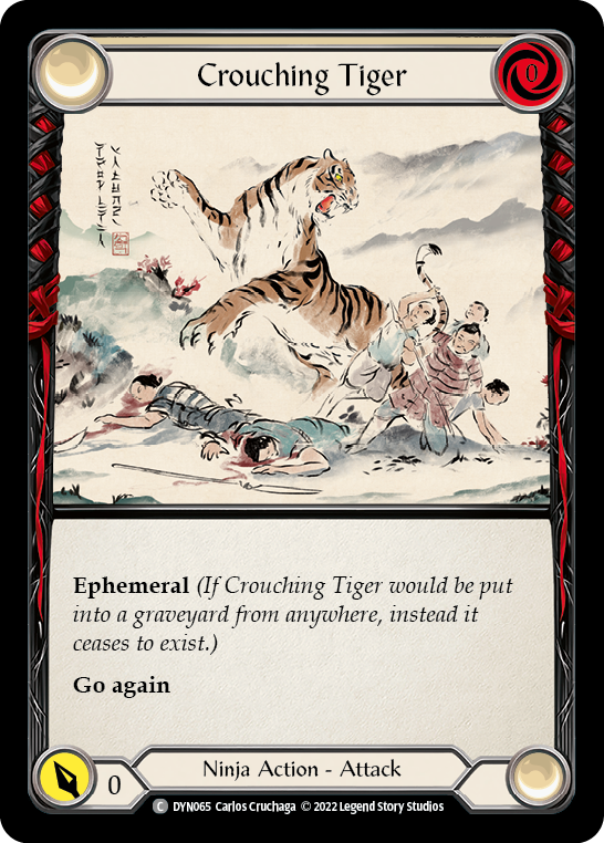 Crouching Tiger [DYN065] (Dynasty) Rainbow Foil