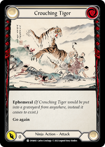 Crouching Tiger [DYN065] (Dynasty) Rainbow Foil