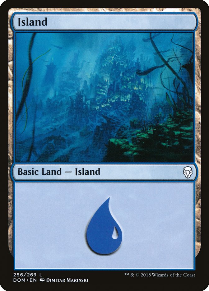 Island (#256) [Dominaria]