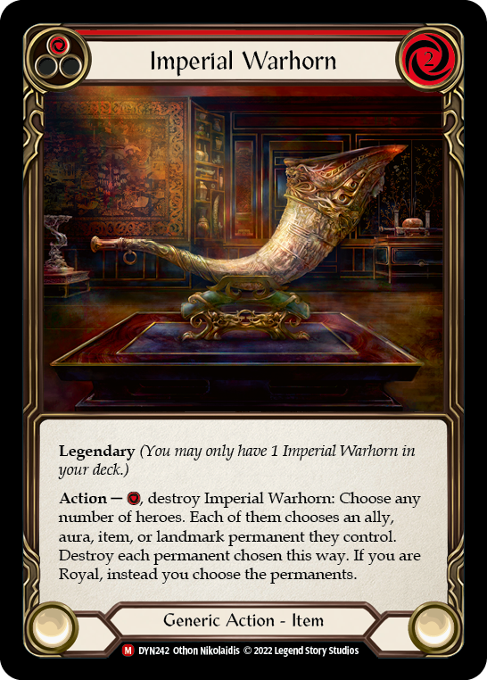 Imperial Warhorn [DYN242] (Dynasty) Cold Foil
