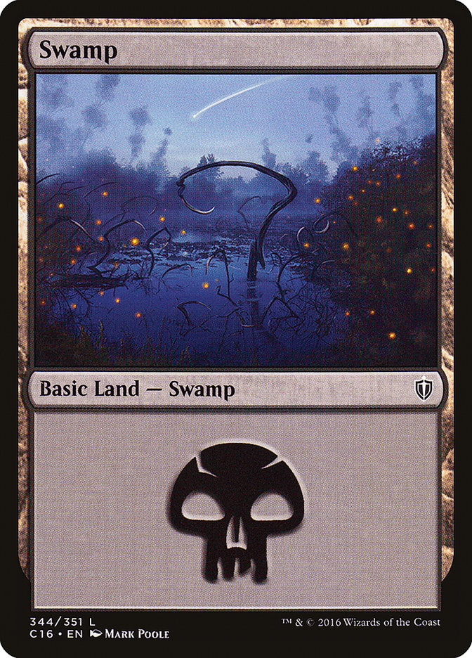 Swamp (#344) [Commander 2016]