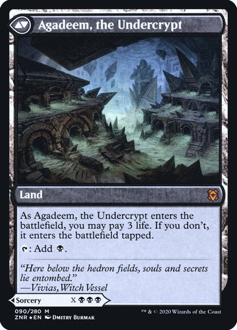 Agadeem's Awakening // Agadeem, the Undercrypt  [Zendikar Rising Prerelease Promos]