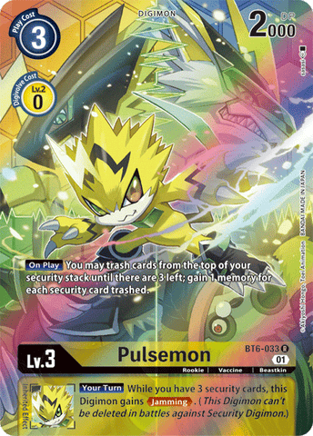 Pulsemon [BT6-033] (Alternate Art) [Double Diamond]