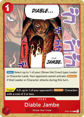 Diable Jambe (ST01-016) [Starter Deck: Straw Hat Crew]