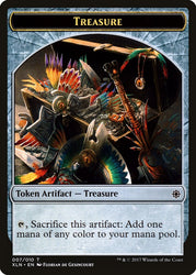 Saproling // Treasure (007) Double-sided Token [Explorers of Ixalan]
