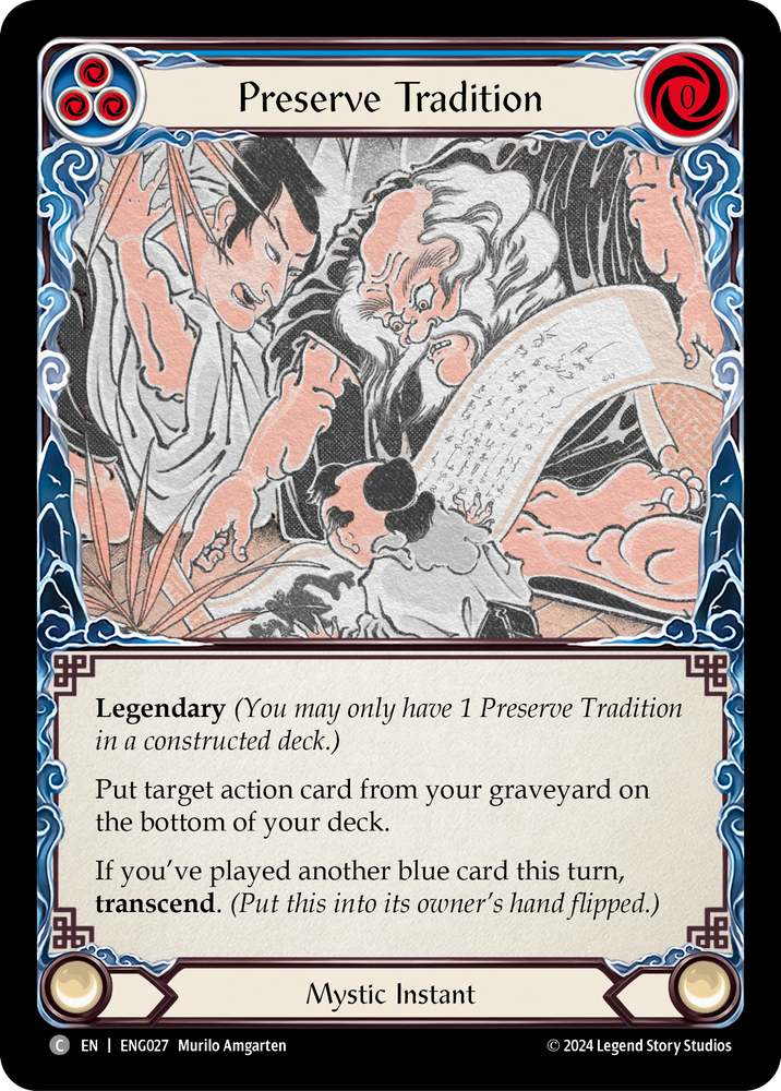Preserve Tradition [ENG027] [Part the Mistveil Enigma Blitz Deck]