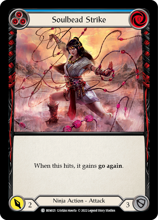 Soulbead Strike (Blue) [BEN025] [Outsiders Benji Blitz Deck]