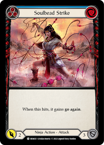 Soulbead Strike (Blue) [BEN025] [Outsiders Benji Blitz Deck]