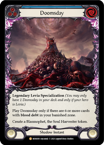 Doomsday [MON189-CF] (Monarch) 1st Edition Cold Foil