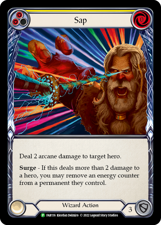 Sap (Yellow) [FAB116] (Promo) Rainbow Foil