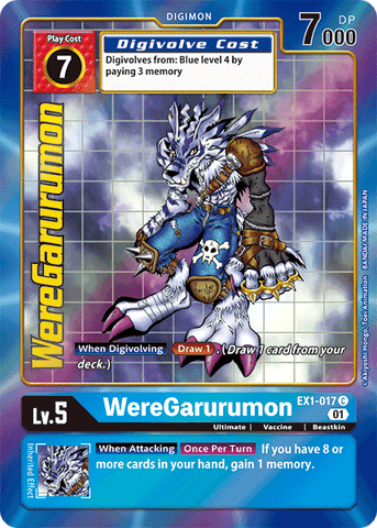 WereGarurumon [EX1-017] (Alternate Art) [Classic Collection]