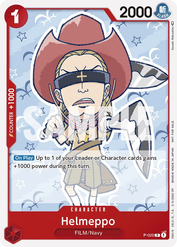 Helmeppo (One Piece Film Red) (P-020) [One Piece Promotion Cards]