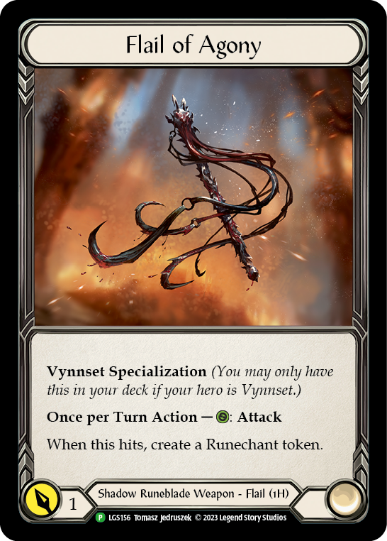 Flail of Agony [LGS156] (Promo) Cold Foil