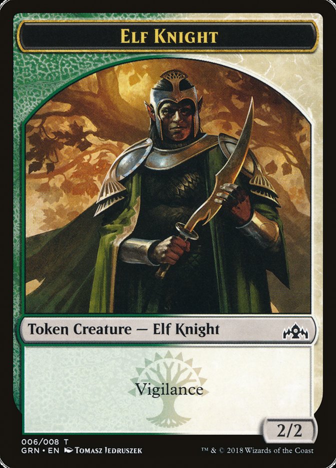 Saproling // Elf Knight [GRN Guild Kit Tokens]
