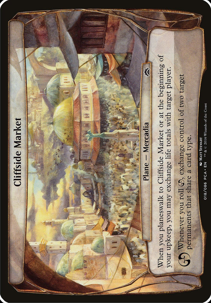Cliffside Market [Planechase Anthology Planes]