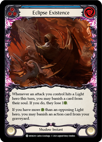 Eclipse Existence [MON218-RF] (Monarch) 1st Edition Rainbow Foil