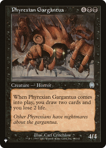 Phyrexian Gargantua [The List Reprints]