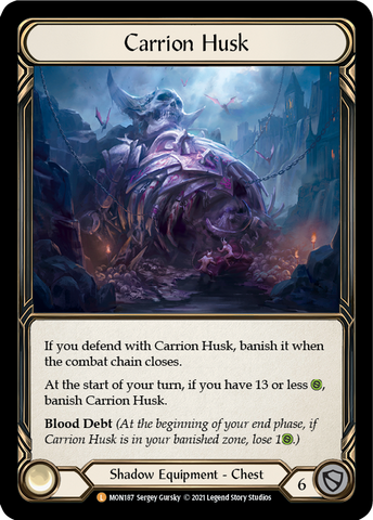 Carrion Husk [MON187-CF] (Monarch) 1st Edition Cold Foil