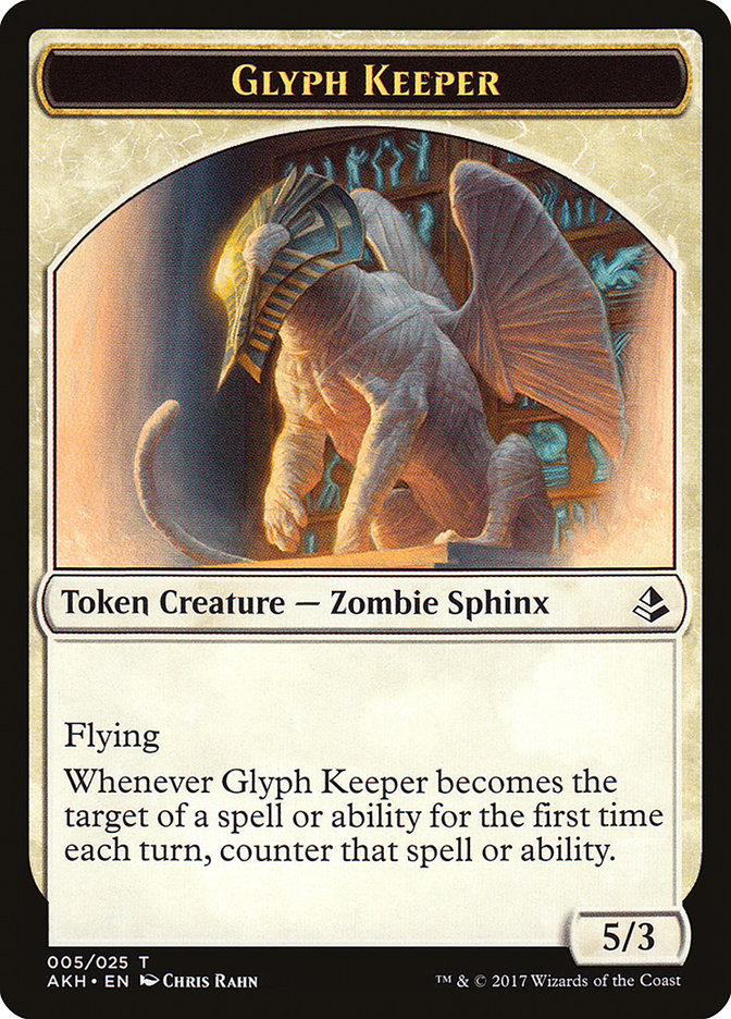 Glyph Keeper // Warrior Token [Amonkhet Tokens]