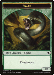Trueheart Duelist // Snake Token [Amonkhet Tokens]