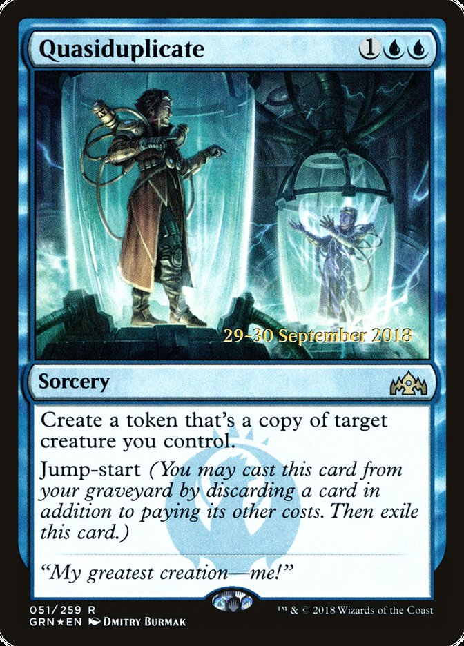 Quasiduplicate  (Prerelease) [Guilds of Ravnica Prerelease Promos]