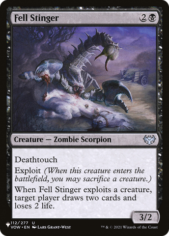 Fell Stinger [The List Reprints]