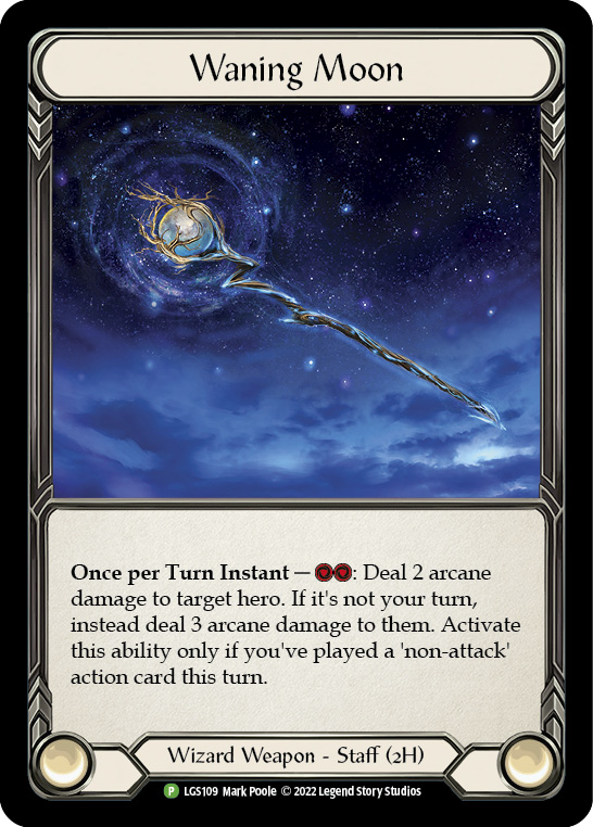 Waning Moon [LGS109] (Promo) Cold Foil