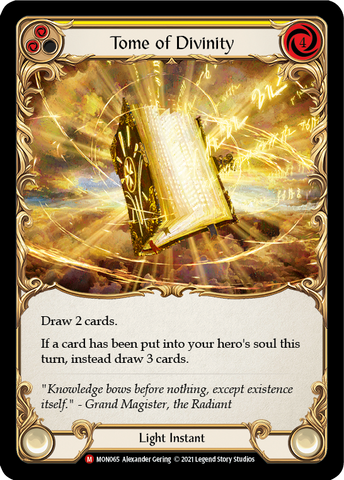 Tome of Divinity [MON065-RF] (Monarch) 1st Edition Rainbow Foil