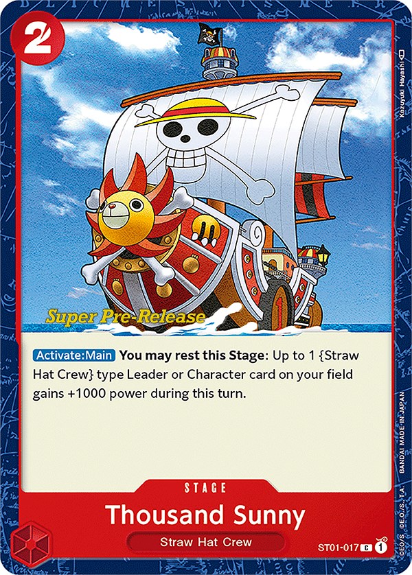 Thousand Sunny (ST01-017) [Super Pre-Release Starter Deck: Straw Hat Crew]