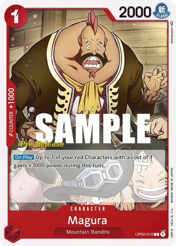 Magura (OP02-016) [Paramount War Pre-Release Cards]