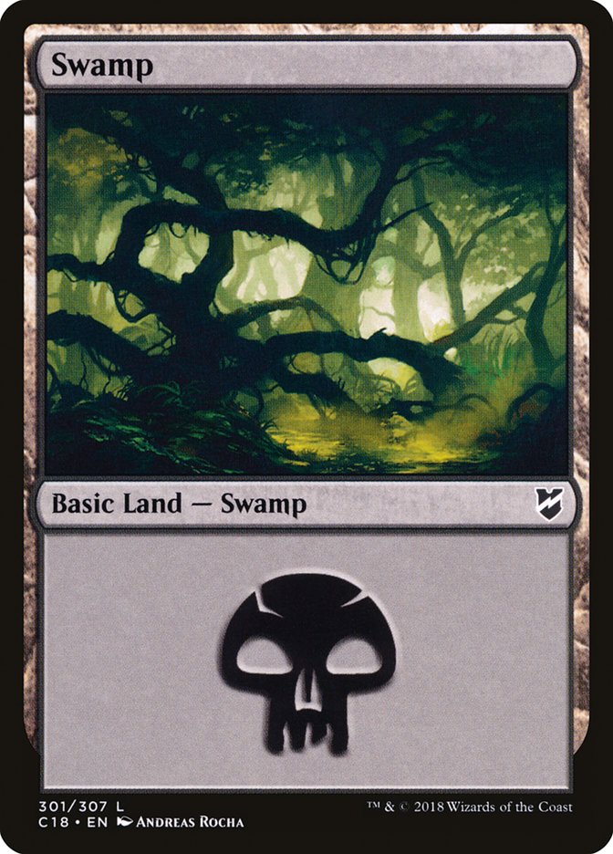 Swamp (#301) [Commander 2018]