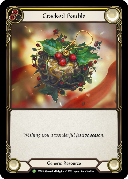 Cracked Bauble (Holiday 2021) [LGS083] (Promo) Cold Foil