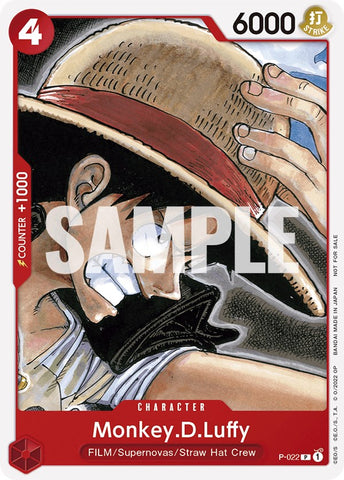 Monkey.D.Luffy (One Piece Film Red) (P-022) [One Piece Promotion Cards]