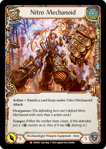 Construct Nitro Mechanoid // Nitro Mechanoid [DYN092] (Dynasty)  Cold Foil