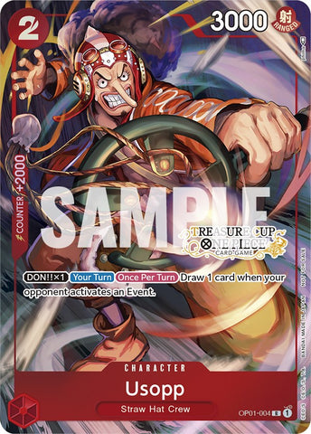 Usopp (Treasure Cup) (OP01-004) [One Piece Promotion Cards]