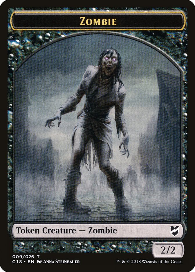 Manifest // Zombie Double-sided Token [Commander 2018]