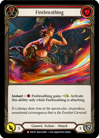 Firebreathing [EVR157] (Everfest) Rainbow Foil