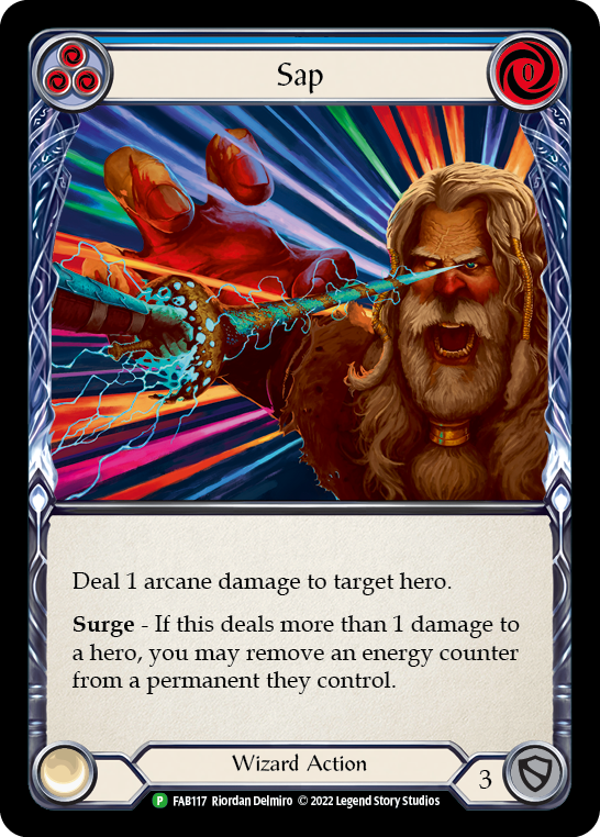 Sap (Blue) [FAB117] (Promo) Rainbow Foil
