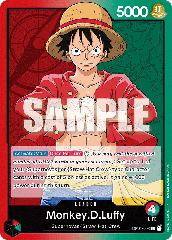 Monkey.D.Luffy (003) (OP01-003) [Romance Dawn]